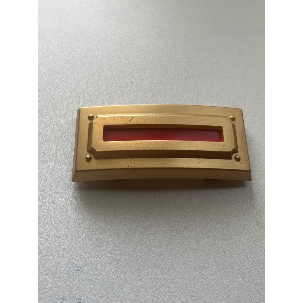 Vintage 2003 Disguise Power Rangers Ninja Storm Gold Belt Buckle Costume Piece